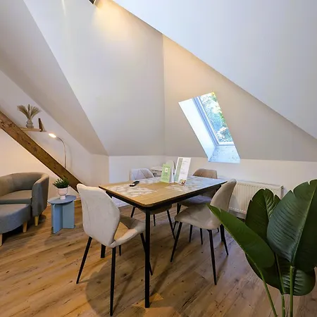 Bohnapartments Schiller 7- Penthouse- Wlan- Parking- Citynah דירה