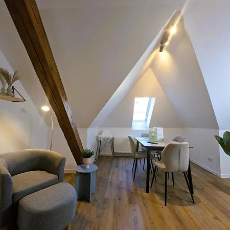 Bohnapartments Schiller 7- Penthouse- Wlan- Parking- Citynah דירה *