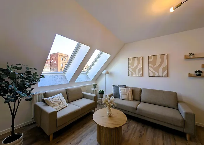 Bohnapartments Schiller 7- Penthouse- Wlan- Parking- Citynah * Erfurt