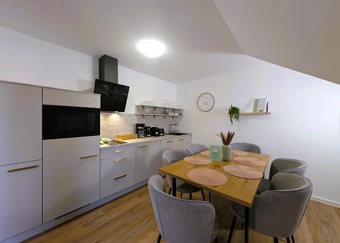 Bohnapartments Schiller 7- Penthouse- Wlan- Parking- Citynah Erfurt