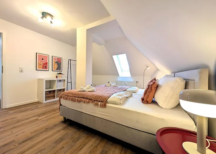 아파트 Bohnapartments Schiller 7- Penthouse- Wlan- Parking- Citynah